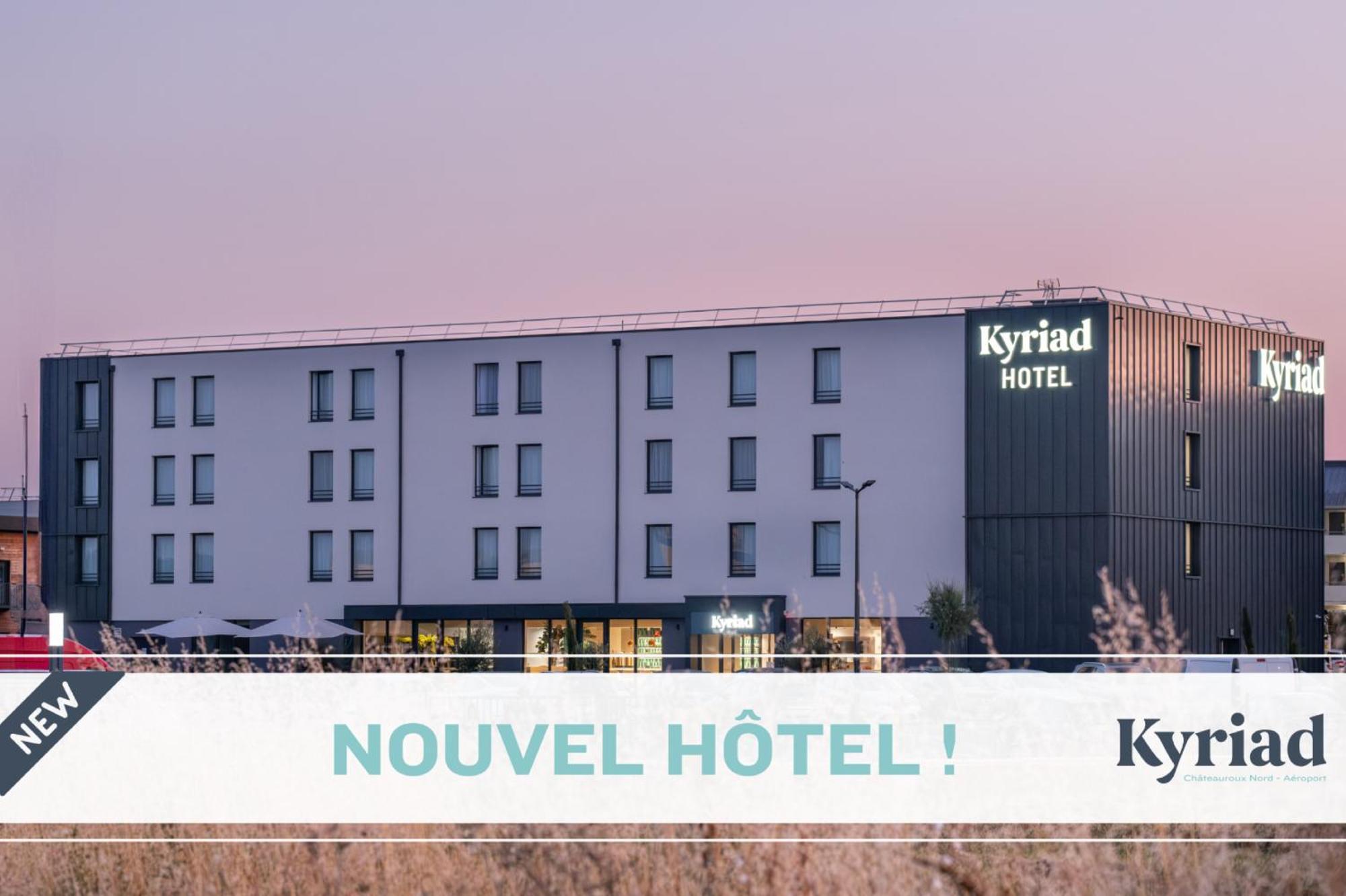 Kyriad Chateauroux Nord - Aeroport Déols Exterior photo